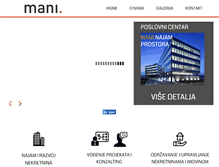 Tablet Screenshot of mani.hr