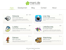 Tablet Screenshot of mani.de